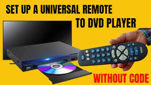 universal remote to dvd
