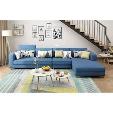 corner sofa with solid wood frame