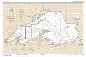 Amazon Com Lake Superior 2016 Nautical Map Custom Print