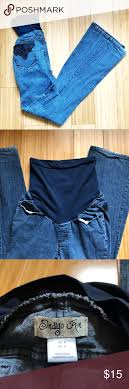 Indigo Rein Maternity Jeans Lace Pocket Size Small Indigo