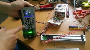 Funciona con contrachapa o con electroiman. Zkteco F18 Time Attendance Acces Control Fingerprint Lock Full Installation Complete Connection Urdu By Aj Engineering