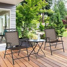 Gymax Folding Fabric Portable Patio