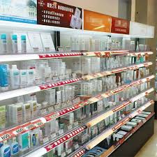 cosmetic retail shelving displays jz