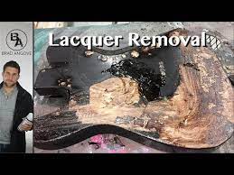 how to remove a lacquer finish you