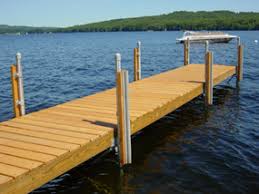 build our custom wooden boat docks