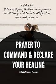 powerful prayers command and declare