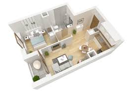 3d floor plan apartment flat free 3d
