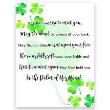 Irish Blessing Sign Blessed Sign Irish