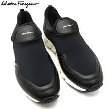 Ferragamo Salvatore Ferragamo Men Shoes Shoes Slip Ons Sneakers Columbia 688497 Nero Black