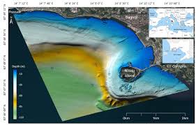 coastal seafloor sediment distribution