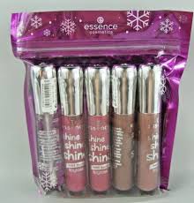 essence cosmetics shine lip gloss set 5