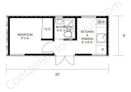 20 Foot Container Home Floor Plans