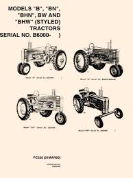Shop with confidence on ebay! John Deere B Bn Bhn Bw Bhw Tractor Parts Manual Catalog For Sale Online Ebay