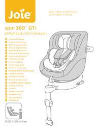 User Manual Joie Spin 360 Gti English