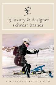 luxury designer ski wear brands