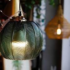 Green Glass Pendant Lamp Pendant