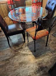 Coffee Nook Glass Top Table Furniture