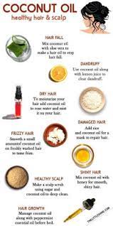 coconut oil for healthy hair and scalp