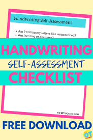 handwriting quick check self essment