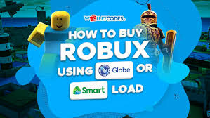 robux using globe or smart load