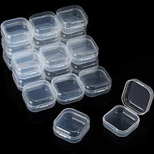 Shop the container store's clear hinged lid plastic container collection & get free shipping on the hinged lid of each container features a locking clamp closure. Amazon Com 36 Pieces Rectangle Clear Plastic Containers Transparent Beads Storage Containers Box Jewelry Storage Box Case With Hinged Lid For Small Items Beads Jewelry 1 3 X 1 3 X 0 7 Inches