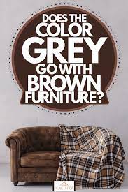 Color Grey Go With Brown Furniture