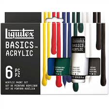 liquitex basics acrylic primary colors