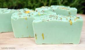 herbal soap with rosemary and peppermint