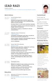 Editorial Assistant Resume samples   VisualCV resume samples database Advertising Intern Resume samples