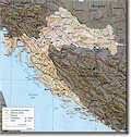 The map shows the location of following croatian cities and towns: Maps Of Croatia
