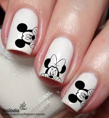 mickey minnie mouse nail art decal