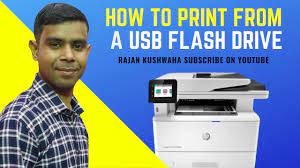 how to print from a usb flash drive