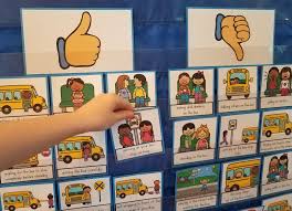 School Bus Safety Rules Pocket Chart Sort Beginning Of The