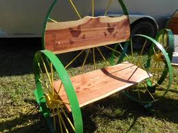 Wagon Wheel Bench Uk