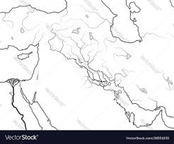 World Map Mesopotamia Sumer Akkad Babylonia