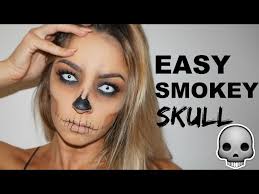 easy halloween makeup tutorial smokey
