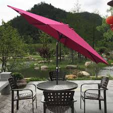 9 Ft Market Outdoor Patio Umbrella In Burgundy