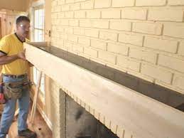install a fireplace mantel and add