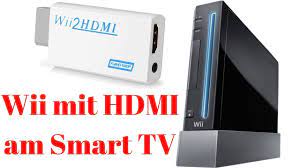 Nintendo Wii HDMI Adapter am Smart TV anschließen Fernseher Vergleich AV  Kabel HD TV Konsole - YouTube