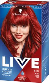 035 Real Red Hair Dye By Live