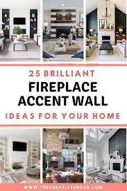25 Amazing Fireplace Accent Wall Ideas