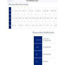 11 Credible Cole Haan Women Shoe Size Chart