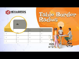 border radius in html table html