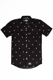Johnny Cupcakes Classic Crossbones Button Up Button Up