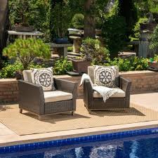 Wicker Club Chair Patio Chairs For