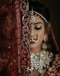 traditional bridal beauty