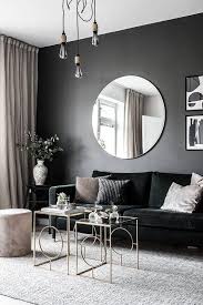 black sofa ideas for your living room