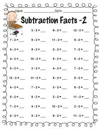 Image result for subtraction facts