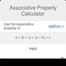 Associative Property Calculator
