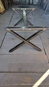 x design metal table frame retro